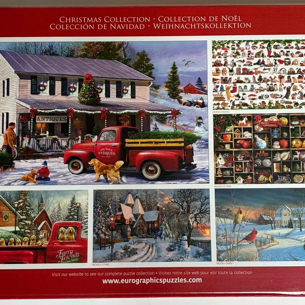Eurographics Colorful Frosty 1000 Piece Puzzle Ray Heere Snowman NEW SEALED
